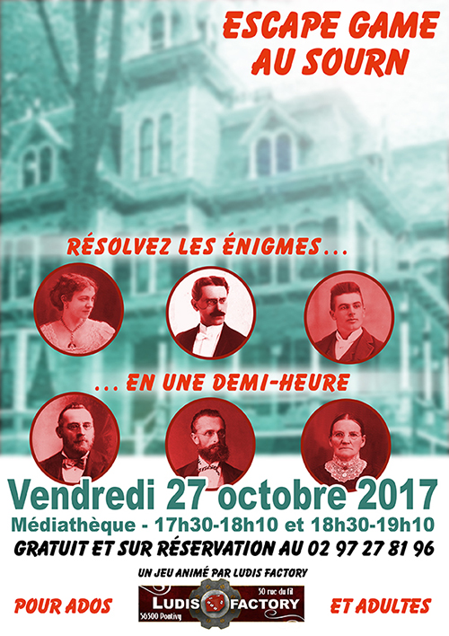 affiche escape game le sourn 2017