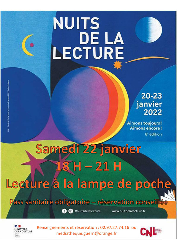 Nuit de la lecture 2022 affiche
