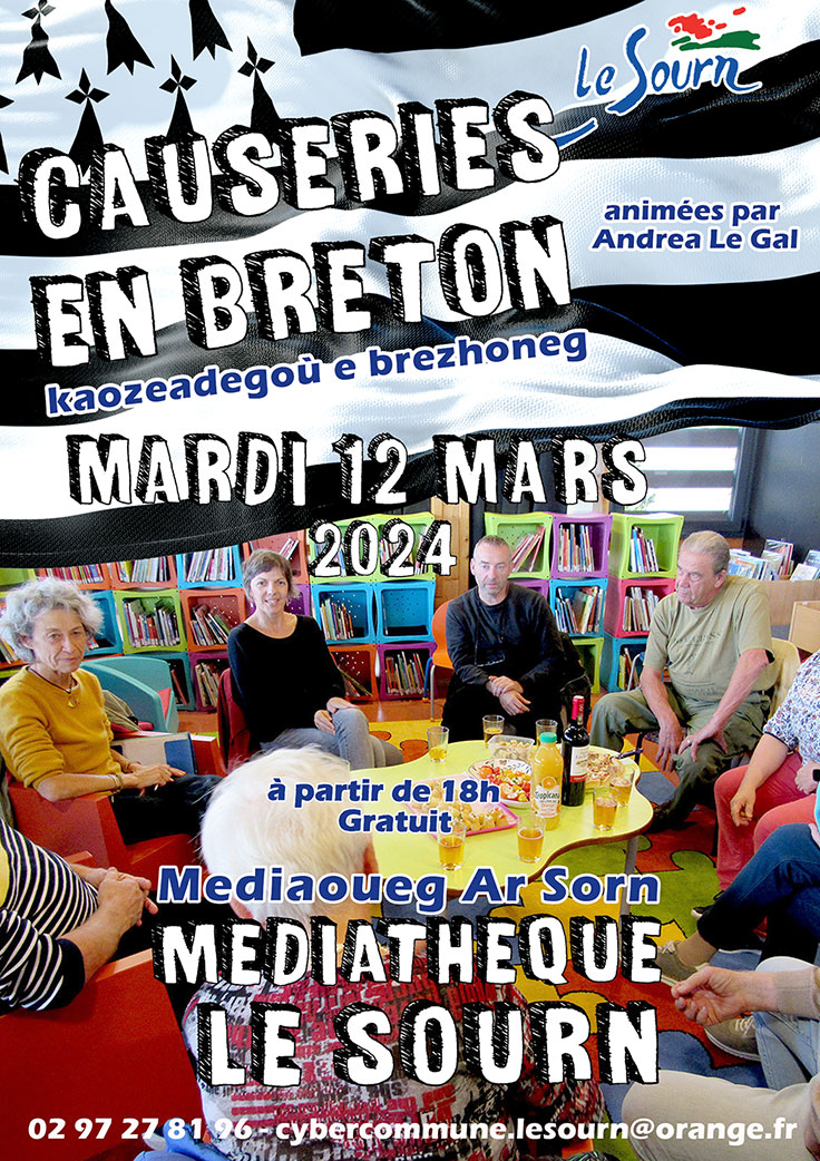 Causeries e brezoneg 12 mars 2024