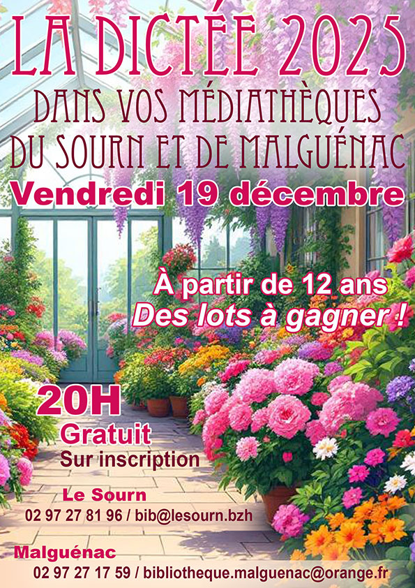 Affiche Dictee 2025